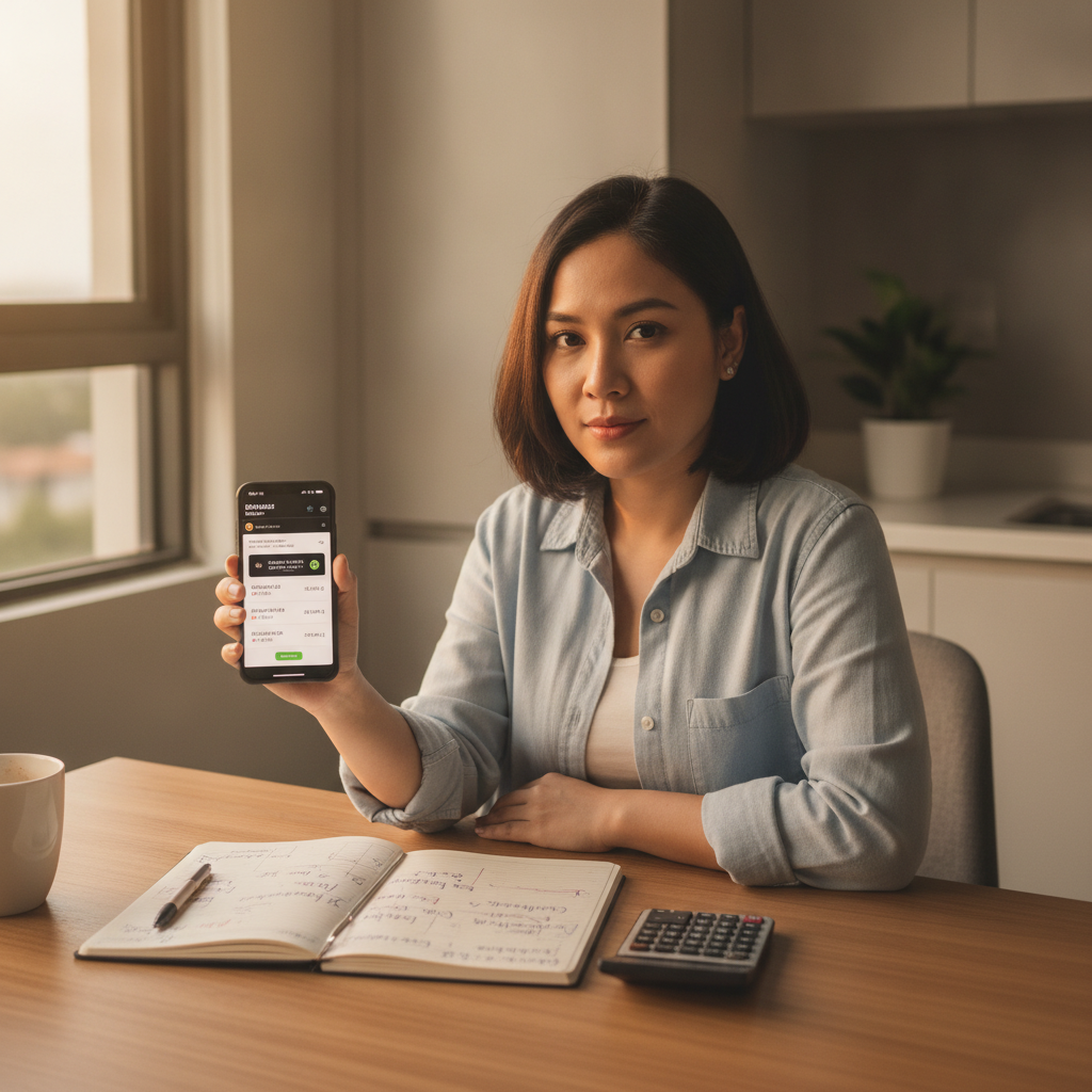 Filipino player comparing casino bonus offers on mobile phone