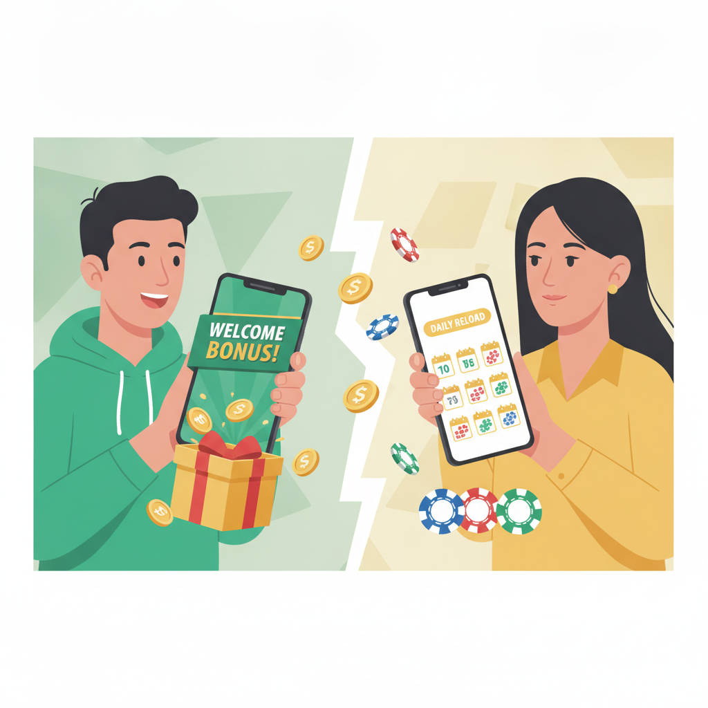 Illustration: Power Ace Welcome Bonus vs Reload Offers: Which Gives Better Value?